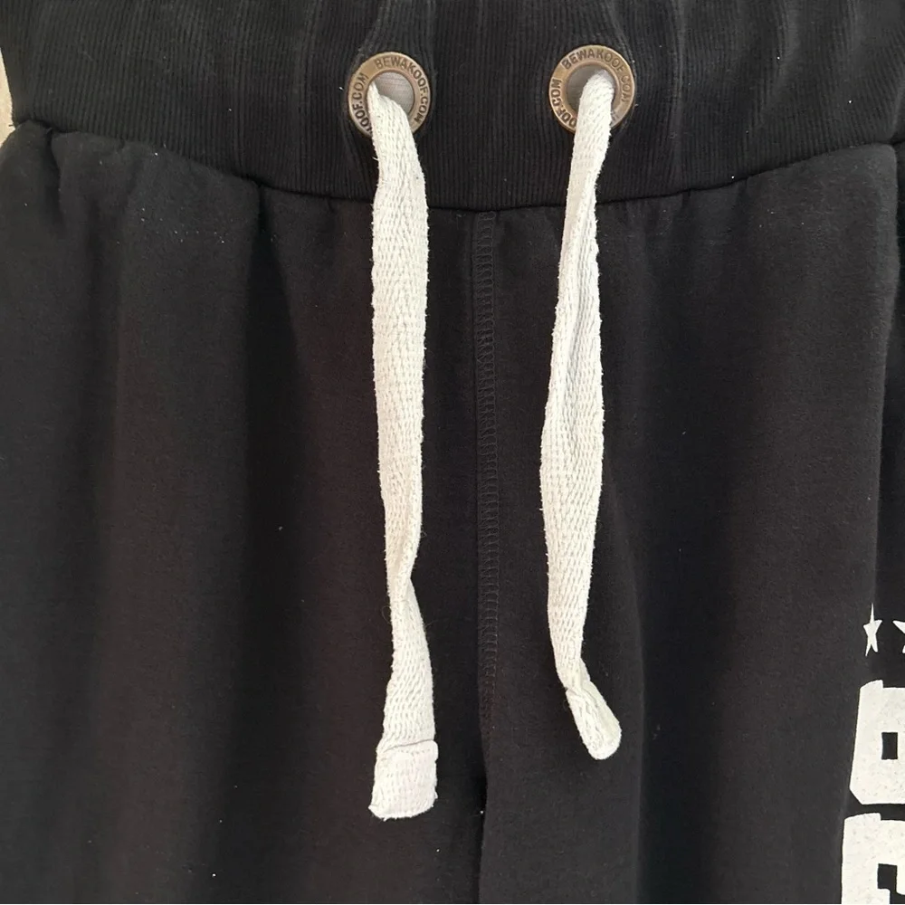 Bewakoof | “Beast” Black Joggers